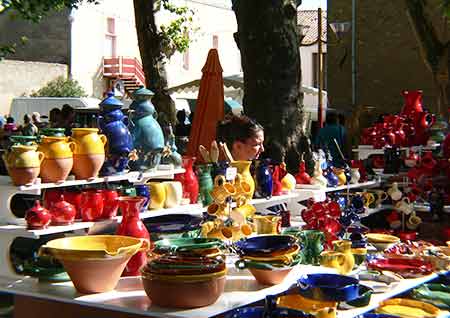 pottery fair at salleles-d'aude